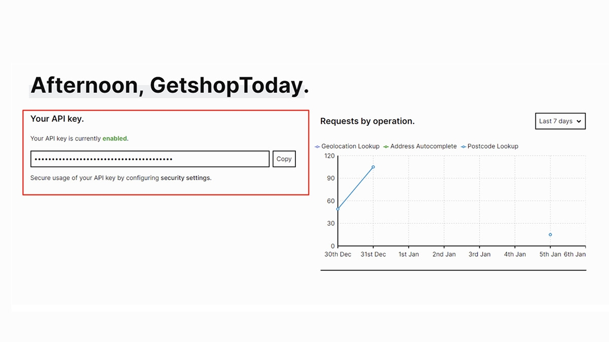 Postcode lookup API Image 2